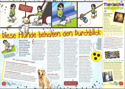 Blindenführhunde © Kleine Kinderzeitung