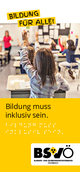 Cover der Broschüre Bilung für alle