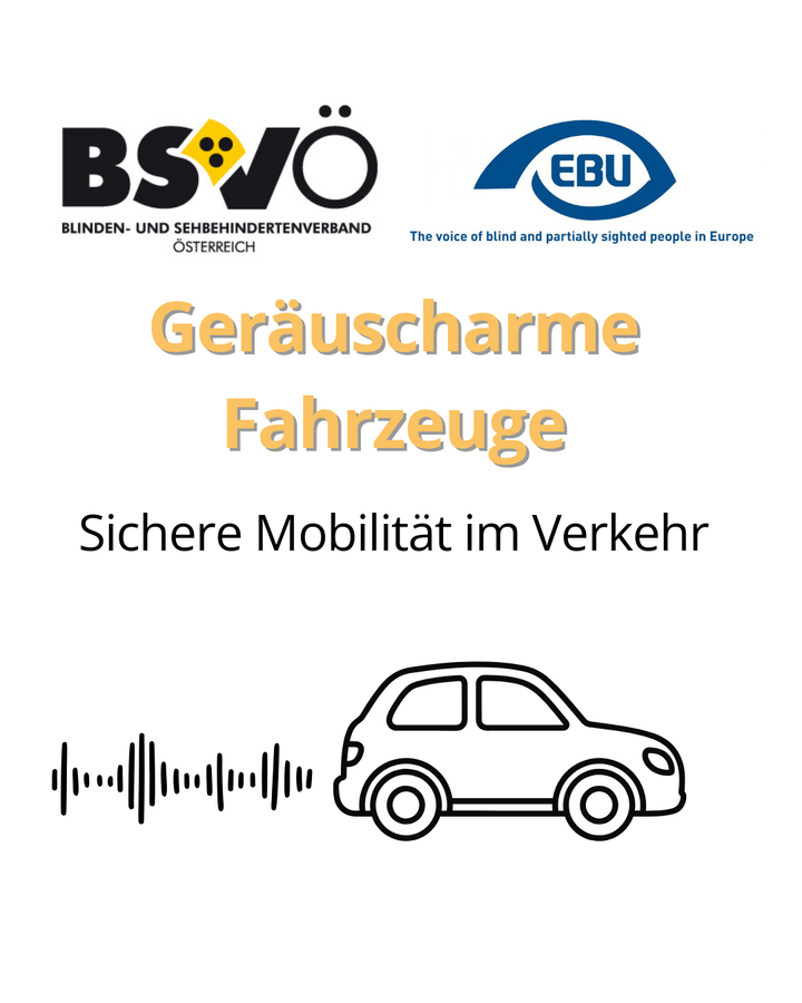 geräuscharme Fahrzeuge © BSVÖ Sichere Mobilität im Verkehr