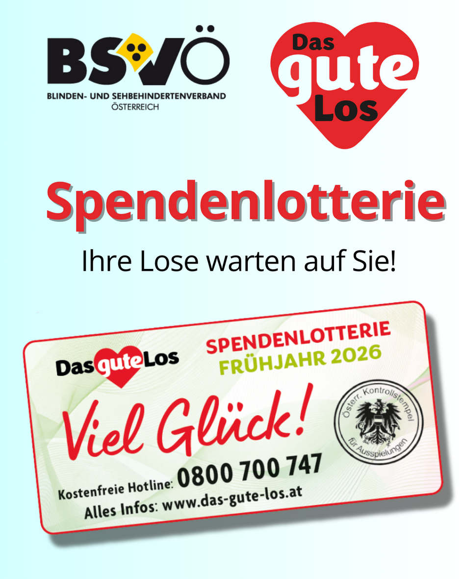 Spendenlotterie des BSVÖ_Das Gute Los