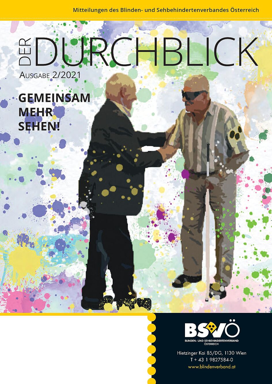 Cover: Zwei Senioren begrüßen sich per Handschlag