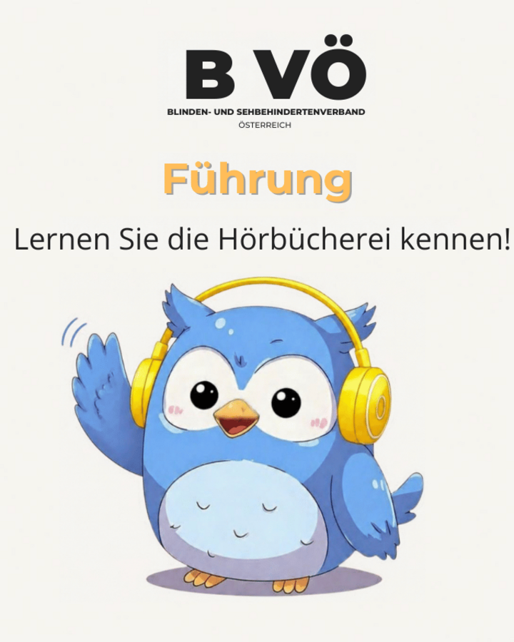 Führung in der Hörbücherei