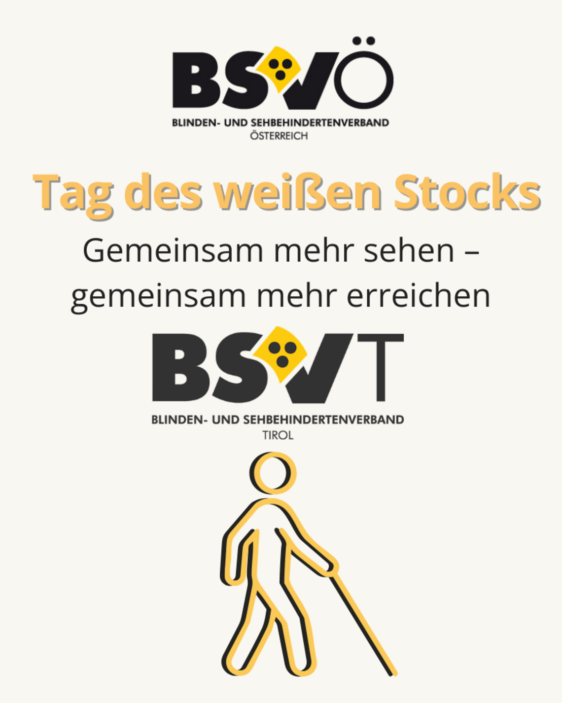 Tag des weißen Stocks Tirol