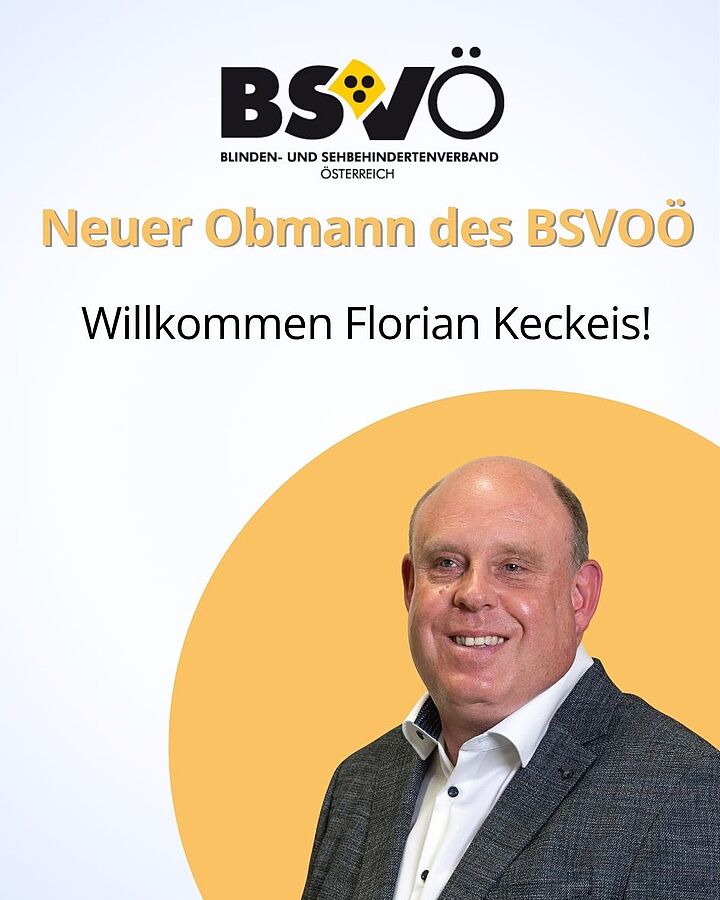 Florian Keckeis neuer Obmann des BSVOÖ
