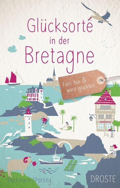 Cover: Pastellfarbene Illustrion einer Küstengegend mit Meer und Sonnenschein ©droste verlag