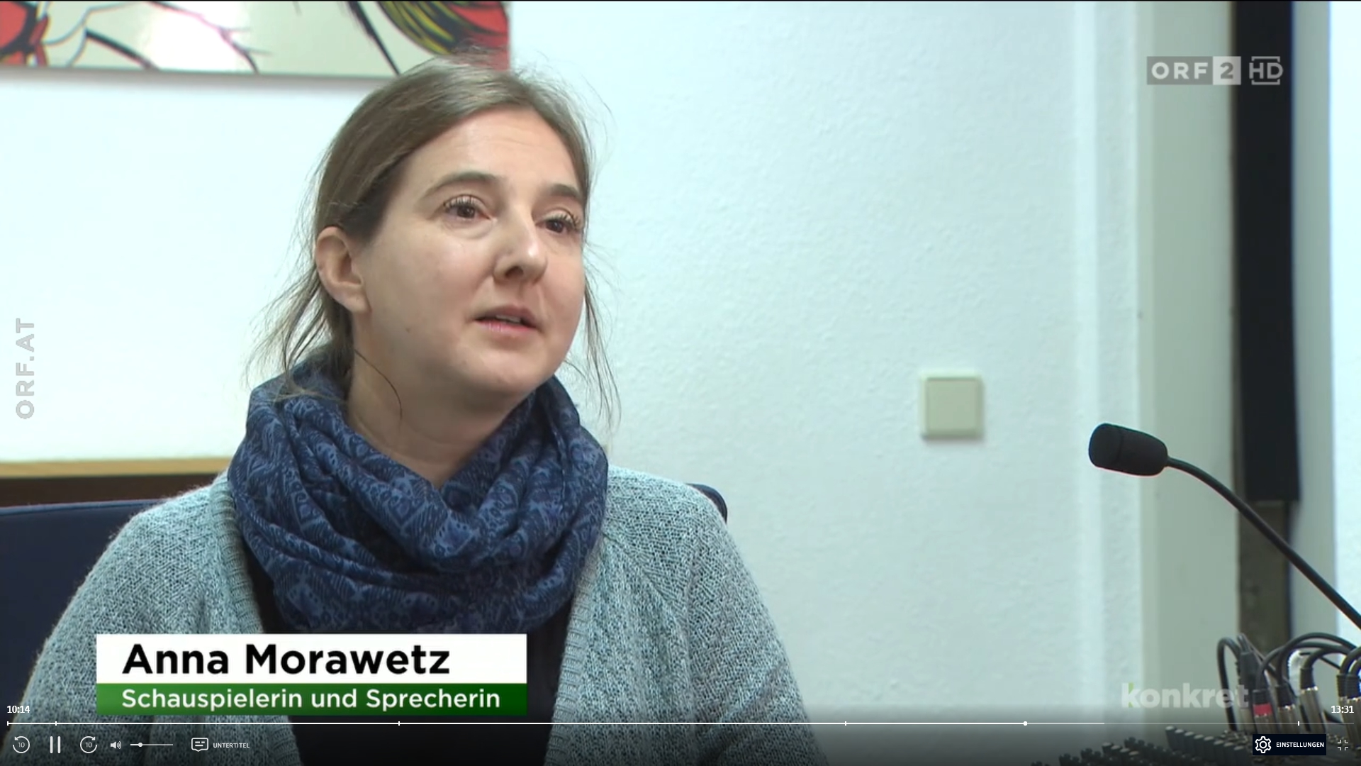 Anna Morawetz Hörbücherei ©Screenshot (c) ORF Konkret