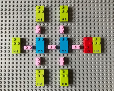 LEGO® Braille Bricks - Chemische Formel © Dipl.Päd.in Karin Trifinopoulos, BEd