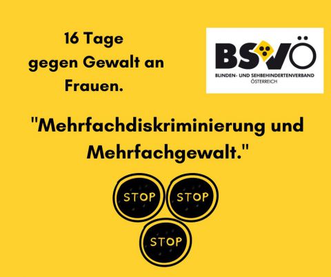 Tage gegen Gewalt an Frauen © BSVÖ