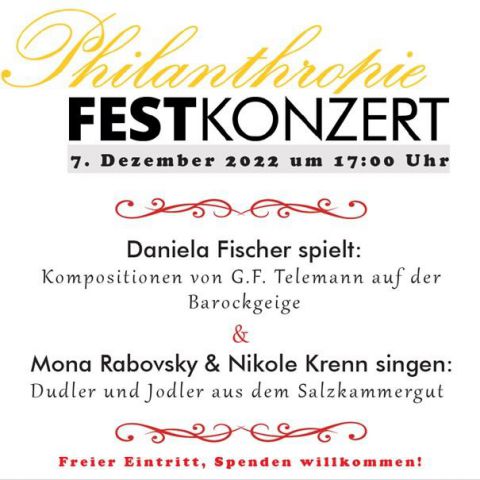 Plakat Festkonzert © Philanthrophie Festkonzert