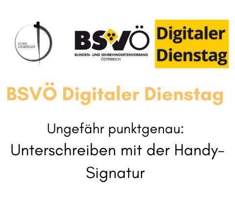 Digitaler Dienstag © BSVÖ