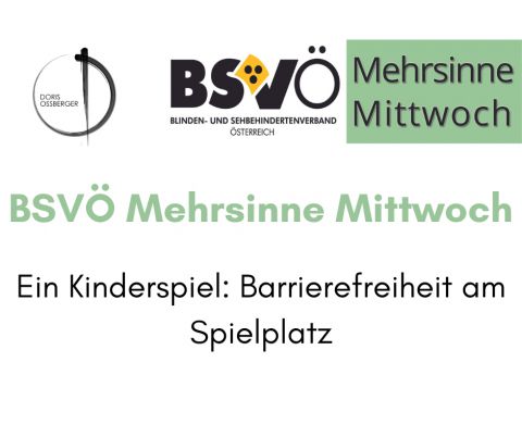 BSVÖ Mehrsinne Mittwoch © BSVÖ