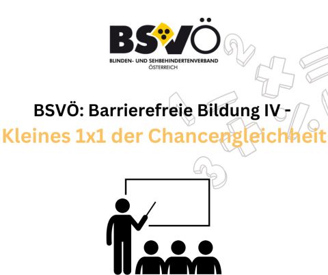 Barrierefreie Bildung © BSVÖ