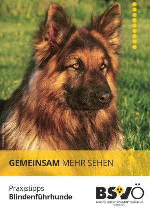 Cover Praxistipps Blindenführhunde © bsvö