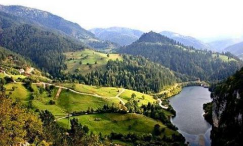 Blick auf die grünen Hügel des ungarischen Örsèg Nationalparks © bsvö
