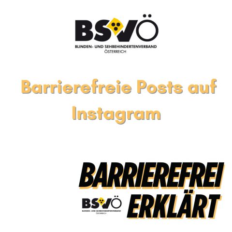 barrierefrei erklärt © BSVÖ