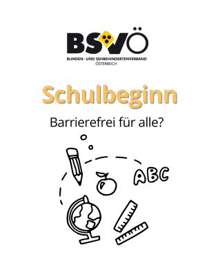 Schulbeginn © BSVÖ