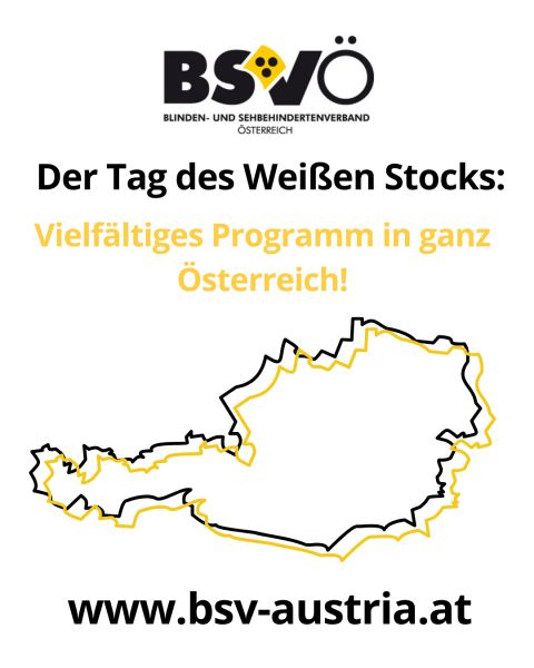 Tag des weißen Stocks © BSVÖ Tag des weißen Stocks © BSVÖ