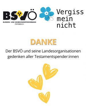 Testamentspende © BSVÖ Testamentspende © BSVÖ