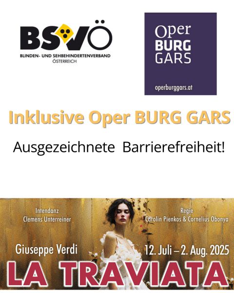Oper Burg Gars © BSVÖ /OBG Oper Burg Gars © BSVÖ /OBG