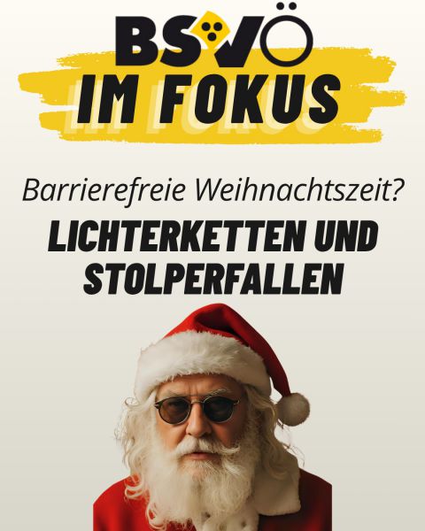 Fokus Weihnachtszeit © BSVÖ Fokus Weihnachtszeit © BSVÖ