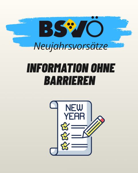 Gute Vorsätze © BSVÖ