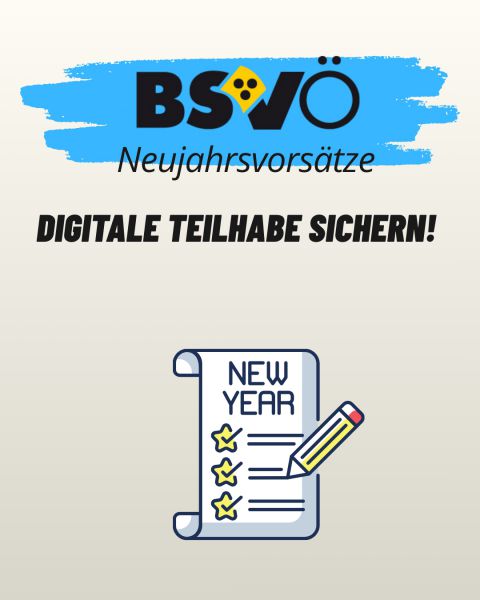 Gute Vorsätze © BSVÖ Gute Vorsätze © BSVÖ