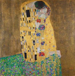 Gustav Klimt, Liebespaar (Kuss) 1908 (vollendet 1909) © © Belvedere, Wien