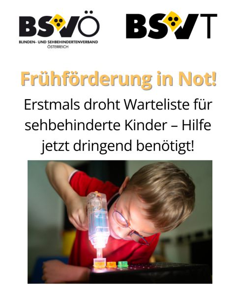 Frühförderung in Not © bsvö/ BSVT / Julia Berger