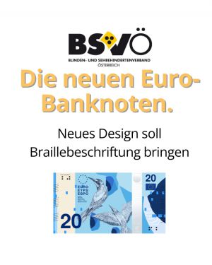Neue Eurobanknoten © BSVÖ / EZB