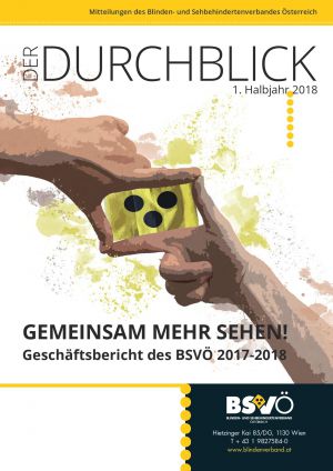 Der Durchblick Cover 1_2018 © BSVÖ