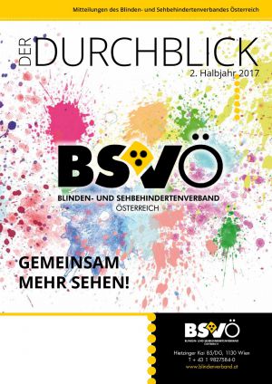 Der Durchblick Cover 2_2017 © BSVÖ