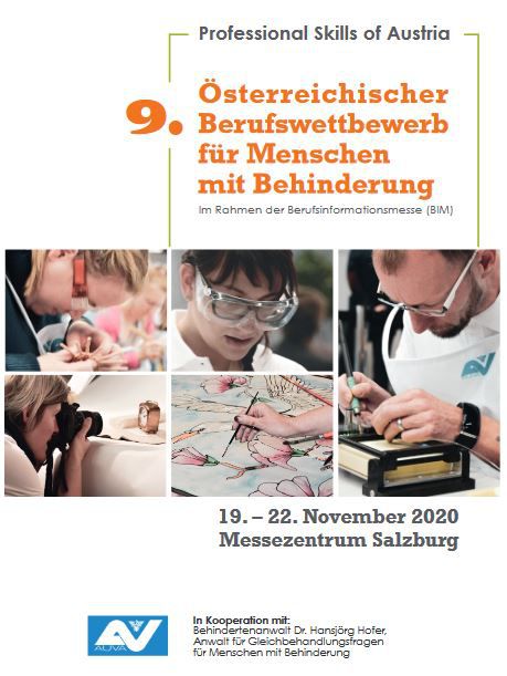 Broschürencover Österreichischer Berufswettbewerb für Menschen  mit Behinderung © Professional Skills of Austria